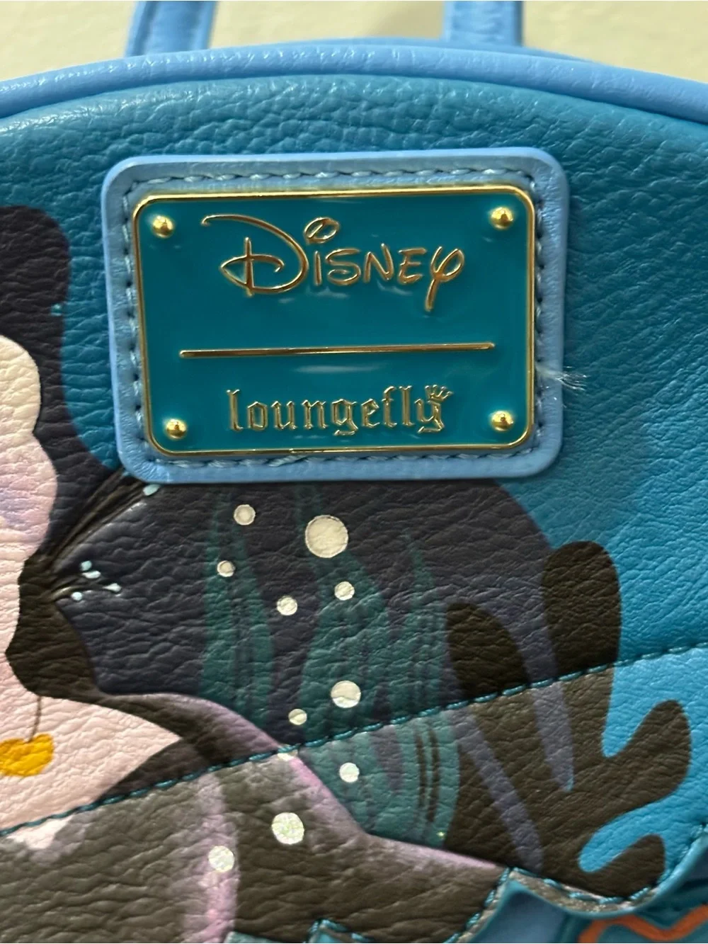 Disney Loungefly The Little Mermaid Live Action Film Blue Multicolor Backpack